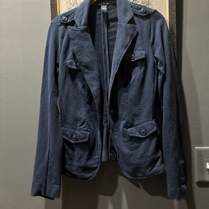 Lucky Brand Dark Blue Cotton Jacket